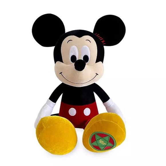 Disney Once Upon A Christmas DVD Tin & Large 18" Velvet Mickey Plush Gift Set - Picture 4 of 13
